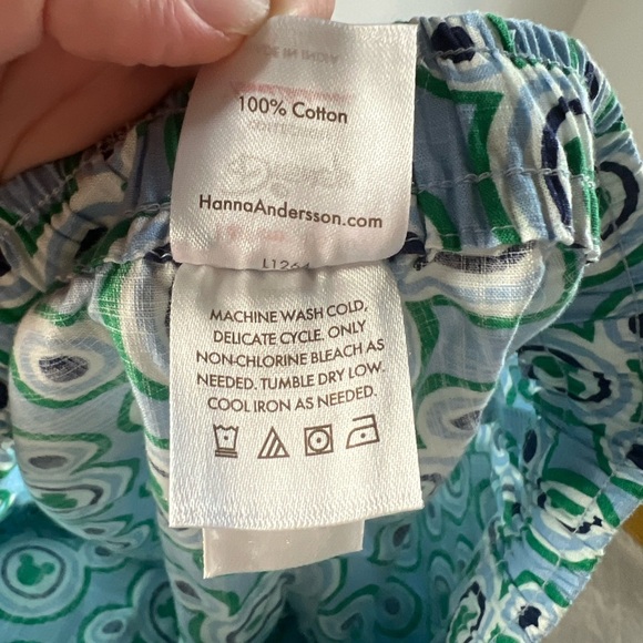 Hanna Andersson x Disney Collab Mickey Mouse Ears Pattern Shorts Size 10 140cm - Picture 4 of 6